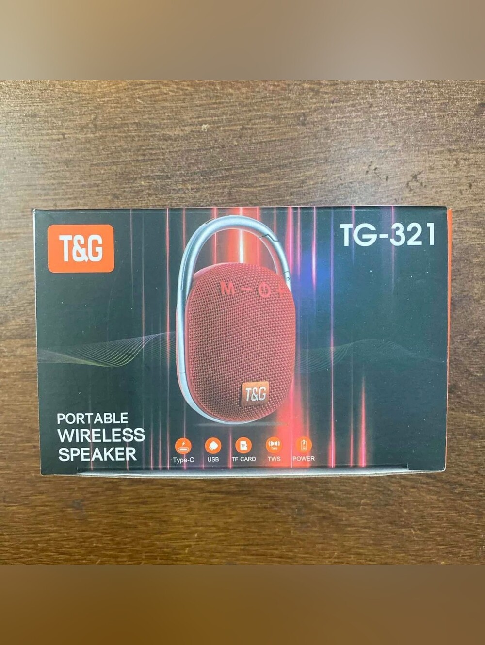 T&G TG-321 Portable Wireless Speaker - Red